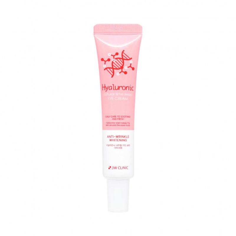 3W-Clinic-Hyaluronic-Natural-Time-Sleep-Eye-Cream 3W Clinic Hyaluronic Acid Eye Cream - Image 1